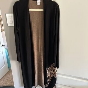 CHICOS LEOPARD SWEATER
